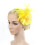 Yuehao fjerfascinator til kvinder gul 2