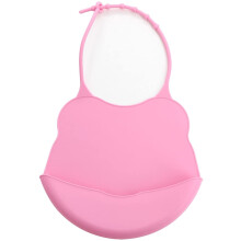 Soft Silicone Baby Bib Waterproof 1 Pack
