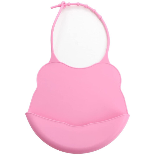 Soft Silicone Baby Bib Waterproof 1 Pack