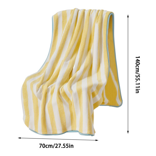 Ensemble de serviettes de bain surdimensionnées Zeceouar en microfibre, 4 pièces 2