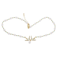 Dames choker met zwaluwparel