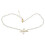 Dames choker met zwaluwparel 1