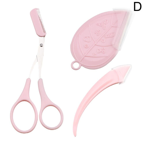 Tesoura para Sobrancelhas para Corte Preciso - 3 Peças