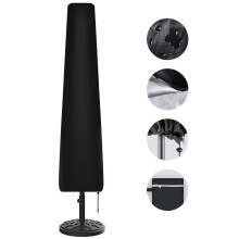Housse imperméable 210D pour parasol déporté de jardin