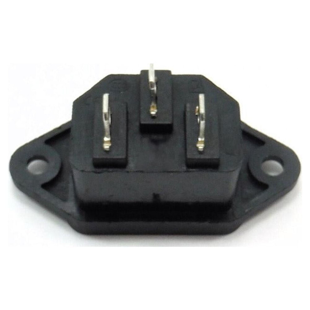 Iec 320 C14 Panel Inlet Socket 10A 250V 3-Pin 301029339233