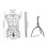 Mannequin Dress Form with Stand Half-length Model 12