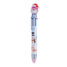 Weihnachtskugelschreiber, mehrfarbig, 6er-Pack, 2 ml