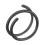 Yuehao næsering til kvinder med spiral, sort, 1 stk. 2