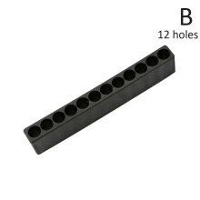 Bohrerhalter Schwarz 1/4" Sechskantschaft 12 Löcher