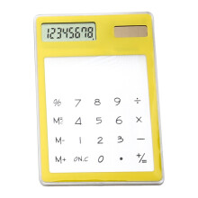 YANHAIGONG Solar Calculator met transparant scherm (1 stuk)