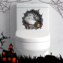 Halloween-lepakkoseinä- ja ikkunatarrat, luolapuun kuvio