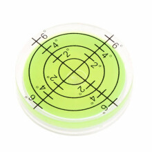 Nível de bolha redondo, medidor de bolha circular, 1 peça