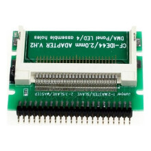 Adaptador de cartão CF para disco rígido IDE, 44 pinos, 2,5 polegadas