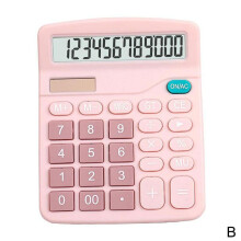 Elektronisk kalkylator, stor skärm, 12-siffrig