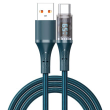 65W PD USB-C kabel s digitálním displejem 1 m