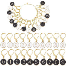 Stitch Markers Enamel Clip 20 pcs