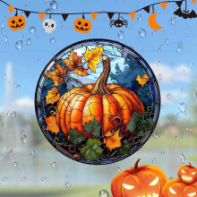 Halloween-ikkunatarrat varis kissa pääkallo kuvio 12 kpl