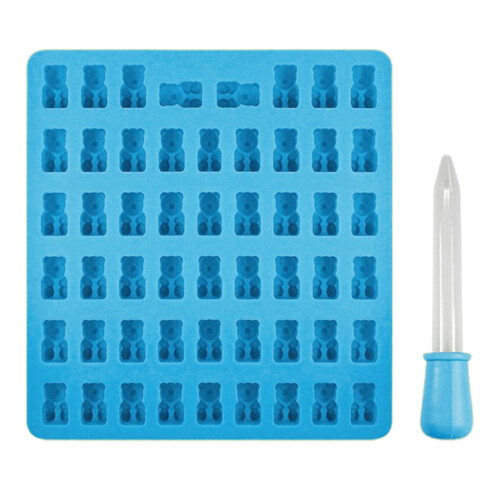 Hariumiu silikone vingummiform bamse 53 hulrum 1