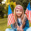 Fasce per capelli patriottiche USA per il 4 luglio, rosse, bianche e blu. 4