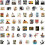 Autocollants Jimmy en vinyle imperméable (60 pièces) 2