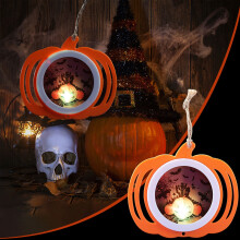 Lampă de dovleac schelet decor Halloween interior și exterior