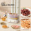 Food Dehydrator with 6 Trays, Adjustable Temperature and 7