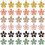 Breloques en forme de fleur en émail plaqué or, 6 couleurs, 36 pièces 1