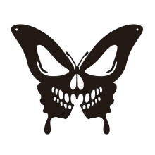 Halloweenská kostra na zeď, vnitřní i venkovní, 1 kus