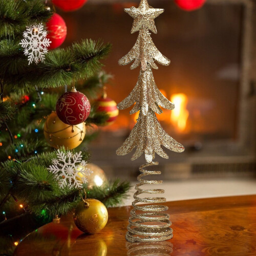 Étoile de Noël en fer forgé 3D à cinq branches