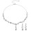 Legering ketting en oorbellen set voor dames (1 set) 1