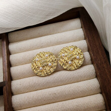 925 Silver Pearl Stud Earrings Women Vintage Style