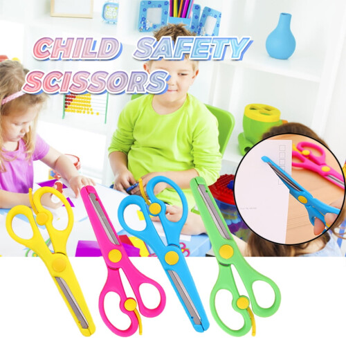 Student Scissors Manual Pinching Paper-Cutting 1 Pair 1