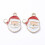 Pendentifs Père Noël en émail, alliage plaqué or, 50 pièces 1