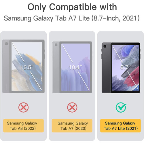 Etui til Samsung Galaxy Tab A7Lite 8,7 tommer 2021 1