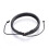 Bráisléad Corda Braidithe Inchoigeartaithe Leathar PU Dubh 51mm 1