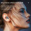 Fones de ouvido Bluetooth HiFi Zeceouar com display LED IPX7 7