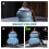 Chinese ceramic gourd-shaped tea jar for loose leaf tea 2