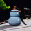 Chinese ceramic gourd-shaped tea jar for loose leaf tea 4