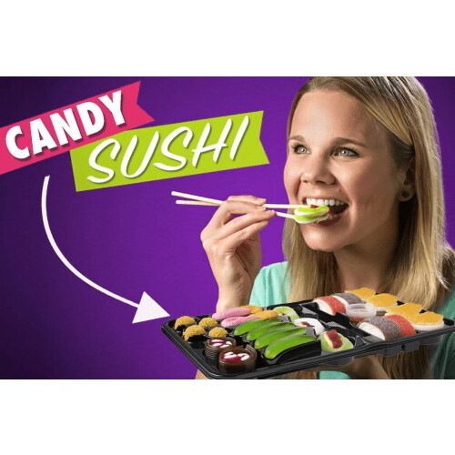 Godis Sushi Sortiment Liten Bricka 4-pack 1