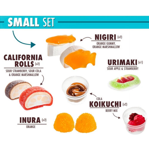 Godis Sushi Sortiment Liten Bricka 4-pack 2