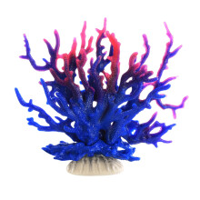 Decoración de coral artificial para acuarios, arrecife blanco de resina