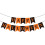 Banner de Halloween cu dovleac, pachet de 1 2