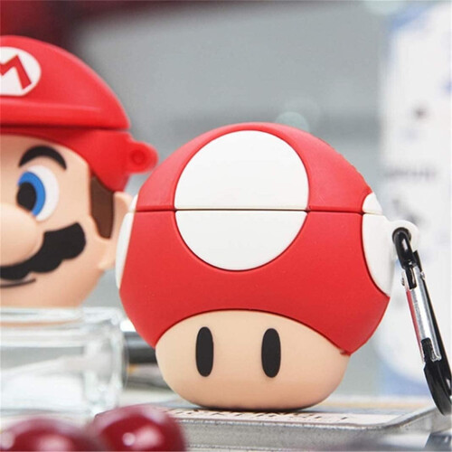 Θήκη για AirPods Pro από σιλικόνη σε σχήμα μανιταριού 3D (1 συσκευασία) 2