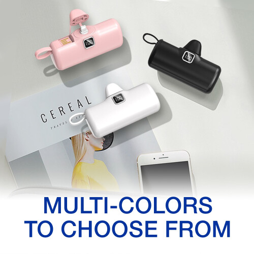 Caricabatterie portatile per iPhone 6-14 e AirPods 2