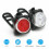 LED bike light set headlight and taillight 2 pieces 3