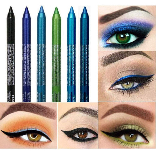 Glitter Metallic Eyelinerpotloden Waterdicht 6 stuks 1