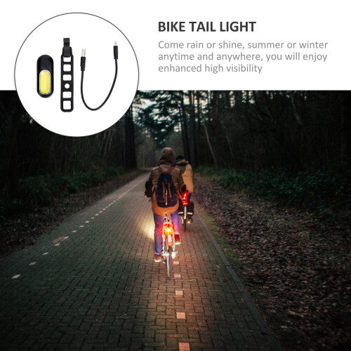 Feu arrière de vélo à LED rechargeable bicolore 1