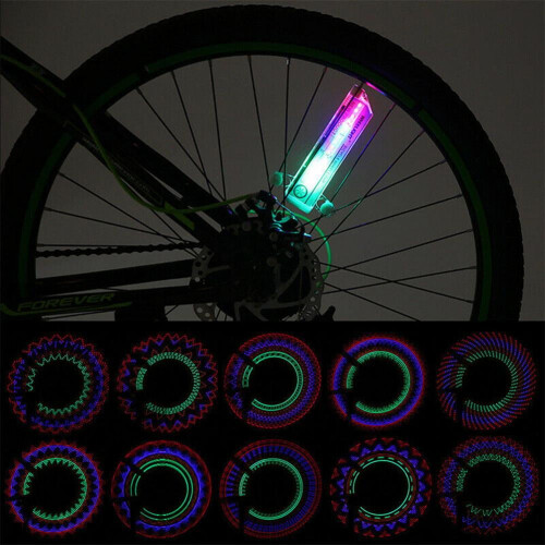 LED bicycle spoke lamp with 32 color patterns 2