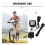 Draadloze fietssnelheidsmeter/fietscomputer (2 sets) 4