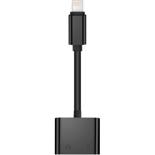 8-bens til 3,5 mm aux-adapterkabel til iPhone, sort 1